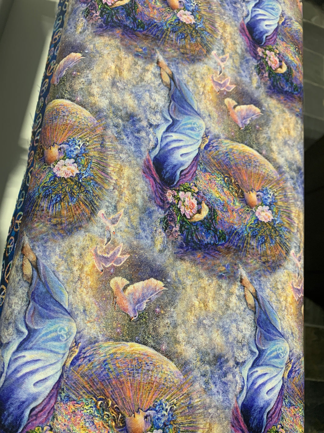 Three Wishes Art Fabric - Angelic Guardian