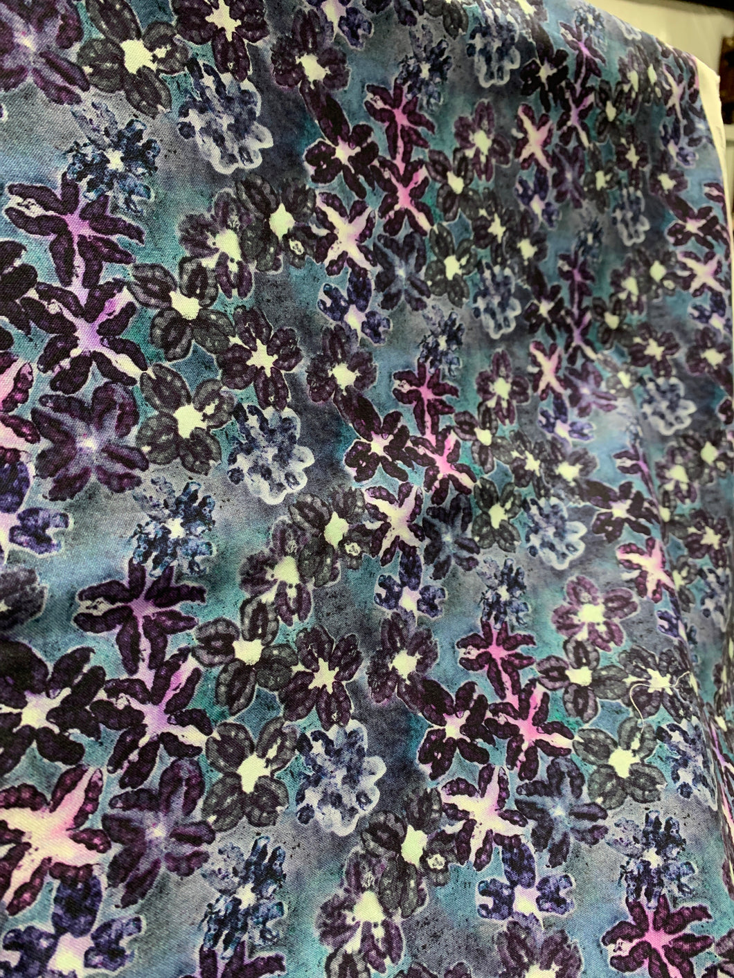 Free Spirit Art Fabric - Floral Fossil Dew
