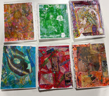 Load image into Gallery viewer, Handmade Art Journal with Original Mixed Media Covers
