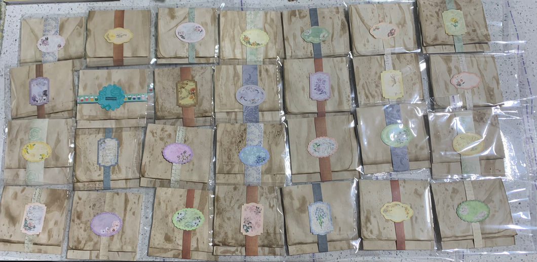Coffee Dyed Old Fashioned Love Notes