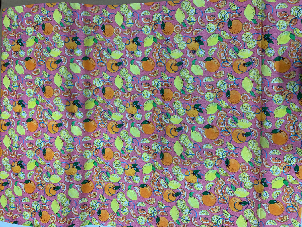 Free Spirit Art Fabric- Bells of Saint Clements Pink