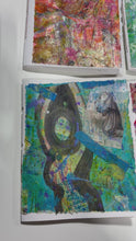 Load and play video in Gallery viewer, Handmade Art Journal with Original Mixed Media Covers
