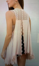 Load image into Gallery viewer, Sleeveless Open Back Swing Top with Tassel Tie
