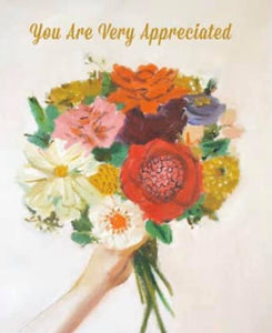 You Are Very Appreciated Art Card - Blank