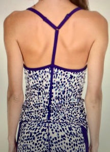 Spotted Print Y-Back Sports Tank