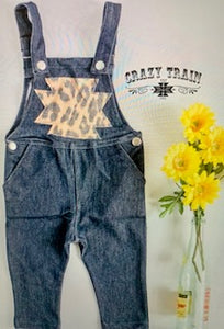 KIDS Boho Overall Shorts with Adjustable Straps