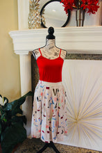 Load image into Gallery viewer, Whimsical Pattern Circle Skirt
