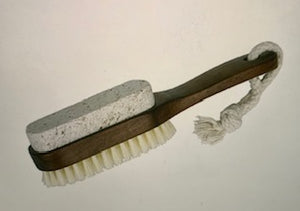 Natural Bristle Nail Brush with Pumice