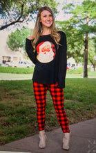 Load image into Gallery viewer, MISSES and PLUS Red Plaid Leggings

