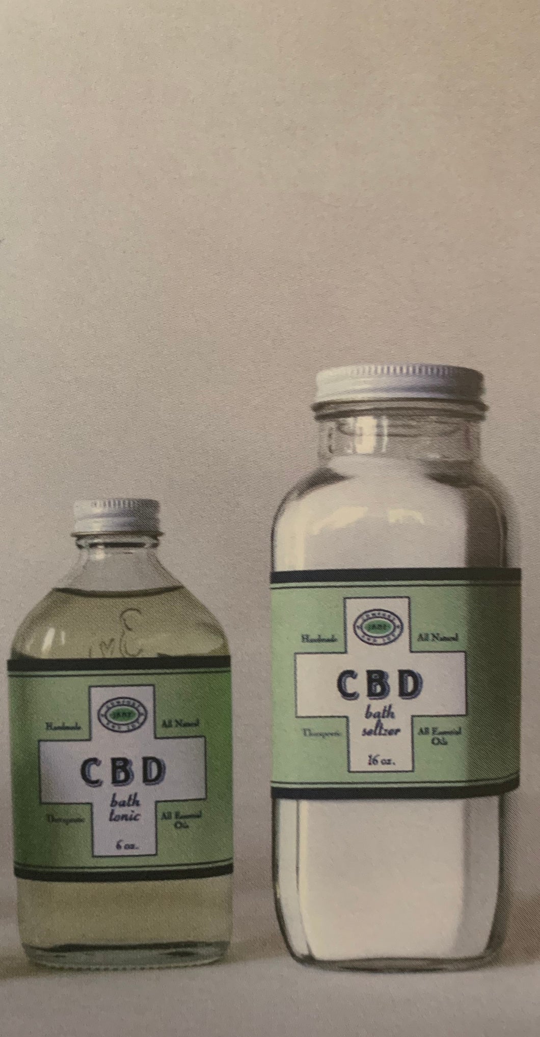 CBD Tonic or Bath Seltzer