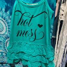 Load image into Gallery viewer, KIDS Hot Mess Lace Cami Dress
