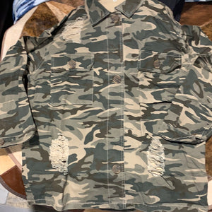 Custom Made Beatles Camouflage Art Jacket